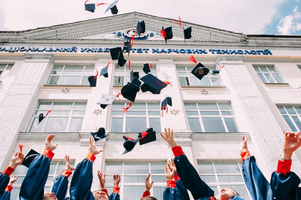 Hypnotherapy can help with Sports, Exam Performance and Public Speaking. This picture depicts success in graduating from university.
